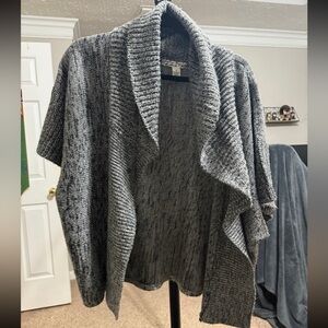 Gray Silver Women's Sweater Cardigan